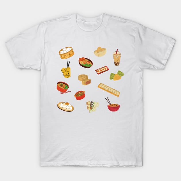 Chinese Foods T-Shirt by Smuchie